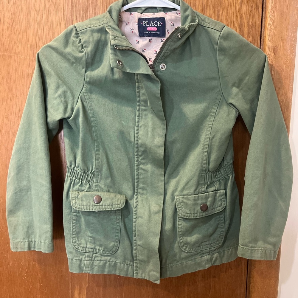 The Children's Place Girls Green Jacket - Picture 1 of 5